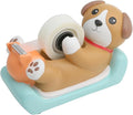 Chapman & Grand Puppy Dog Tape Dispenser (Tan/Turquoise) | Add instant playful character to your desk with this sweet puppy companion! A smile-inducing gift for dog lovers.