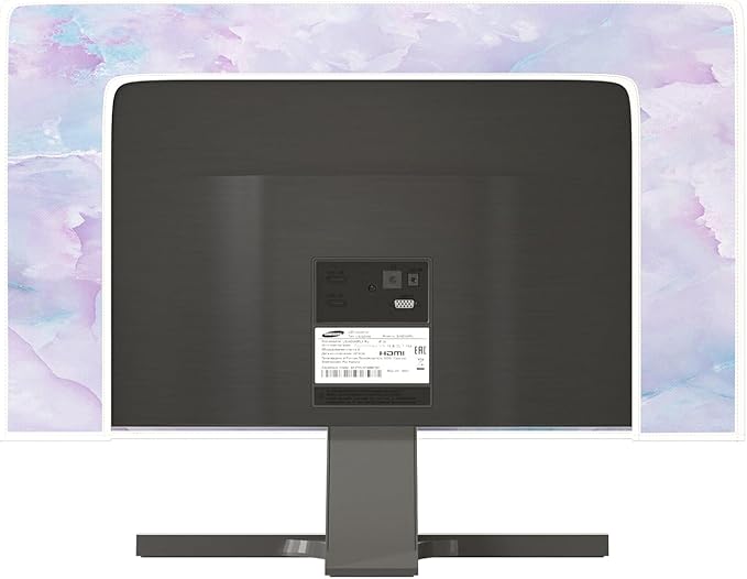 Baocicco Violet Marble Waterproof 40, 41, 42，43 Inch TV Dust Cover Anti-Static Dustproof Abstract Creative Desigen Television Accessories TV LCD Screen Texture TV Decoration for LED LCD OLED TVs