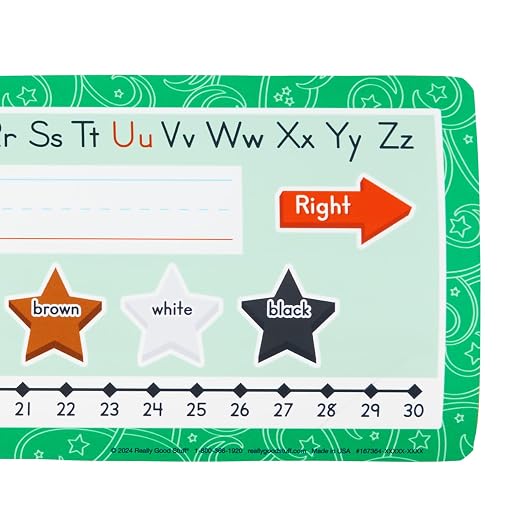 Really Good Stuff Stars and Swirls Desktop Helpers - Set of 24