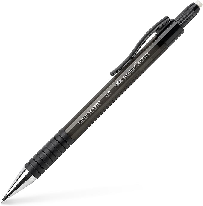 Faber-Castell 137799 - Grip Matic Mechanical Pencil - Black - 0.7 mm