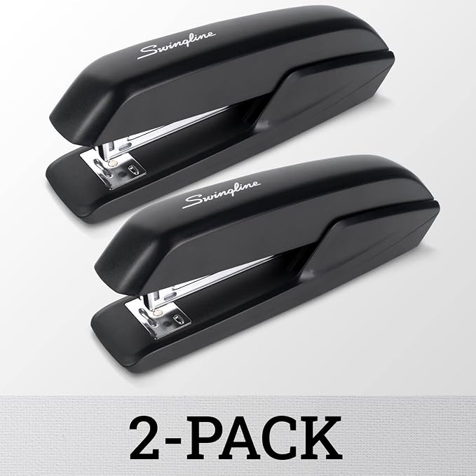 Swingline Standard Stapler, 20 Sheet Capacity, Eco Version, Jam Free, Black (54501) (Pack of 12)