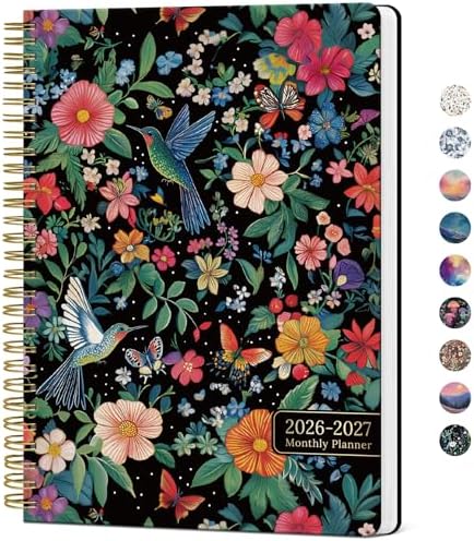Monthly Planner 2026-2027, 18-Month Aesthetic Calendar, Jul 2026-Dec 2027