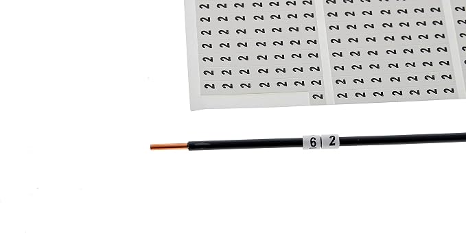 IDEAL Electrical 44-101 Wire Marker Booklet Legend: 0-9 (45 Each)