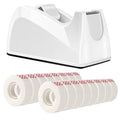 Amazon Basics Tape with Dispenser, 1" Core, Clear, 3/4" x 1300"(36 yds), 16 Count (Pack of 16), 256 Rolls