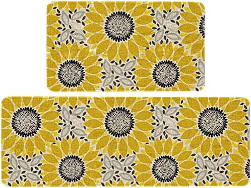 Kitchen Rugs and Mats Set of 2,Floor Mats for Home Kitchen Decor Mat