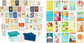 Hallmark All Occasion Boxed Set of Assorted Blank Greeting Cards (100 cards) with Card Organizer Birthday Cards Assortment (20 cards)