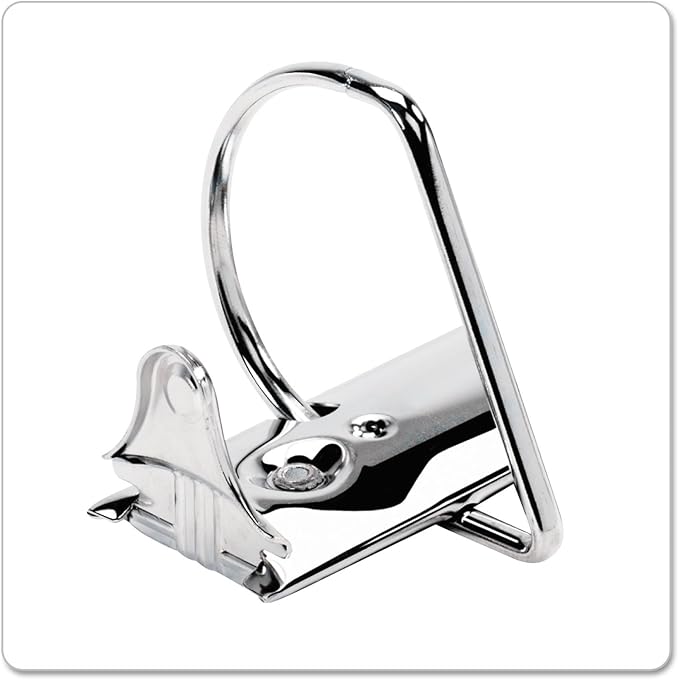 Cardinal Performer 3-Ring Binder, 4", Non-Locking Slant-D Rings, 835-Sheet Capacity, ClearVue Presentation Binder, Nonstick, PVC-Free, Black (17811CB)