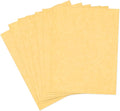 50 Sheets Yellow Card Stock Paper 8.5x11, 65lb Yellow Parchment Cardstock | Goefun 180 GSM Parchment Printer Paper for Printing, Crafts, Scrapbooking, Writing