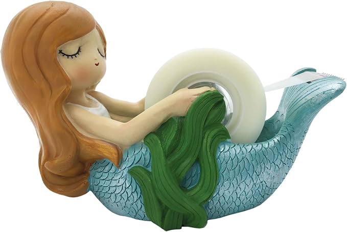 Streamline Imagined Cute Mermaid Tape Dispenser