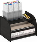 Furinno Classic Desk Organizers and Accessories, 3-Tier Monitor Riser, Office Organization, Desk Top Book Shelf, for Office Supplies, Desk Utilities, Espresso