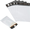 500 Pack Secure Seal White Poly Mailers - 12x15.5 Safe Shipping Bags - E-Commerce Self Sealing 2 Mil Poly Envelopes