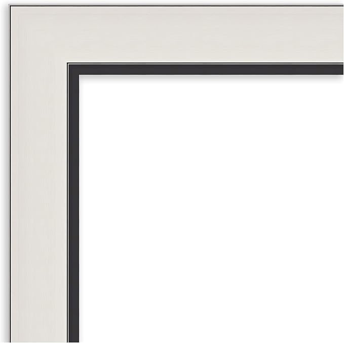 Amanti Art Silver Framed Magnetic Board 46x54 Oversize Vision Board for use with Magnets, 100% Metal Sheet to Display Items as Office Decor or for Home Organization in mudroom, Kitchen or Kids Room