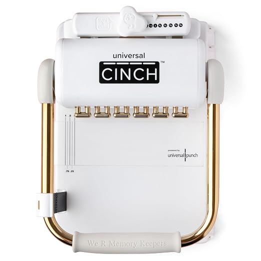 We R Memory Keepers Universal Cinch Book Binding Machine, Spiral Binding, Wire Binding, Book Binder Machine for Bookbinding, Book Making, Spiral Notebook Maker, and Binding Kits