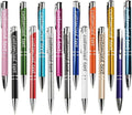 Yucold Customized ballpoint pens in bulk, personalized ballpoint pens with free engraving, for use in companies, enterprises, graduation anniversaries (Multicolor,13)