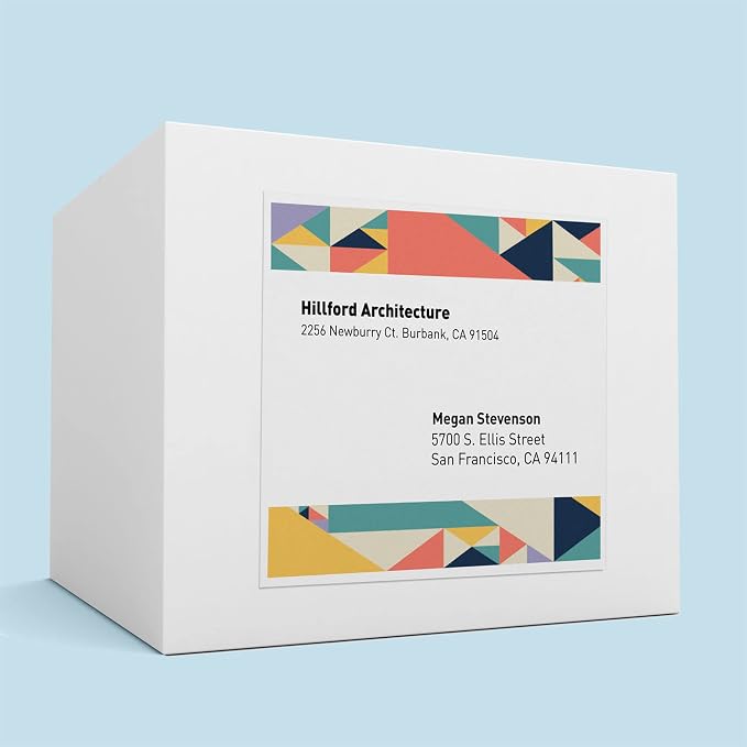 Avery® Full Sheet Printable Shipping Labels, 8.5" x 11", White, 250 Blank Mailing Labels, Great for Packages, Product Merchandising, Organization, and More (95920)