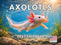 Axolotl Calendar 2027 Monthly Wall Calender 12 Month