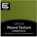Cactus—12x12 Textured Cardstock | 80lb Textured Green Scrapbook Paper | Premium Cardstock for Cricut Cutting | 25 Sheets