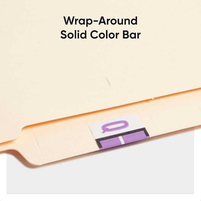 Smead BCCR Bar-Style Color-Coded Alphabetic Label, Q, Label Roll, Lavender, 500 Labels per Roll, (67087)