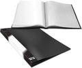Presentation Book 40 Clear Pockets Sleeves Protectors Art Portfolio Clear Book for Artwork, Report Sheet, Letter (16.5x12.1inch)