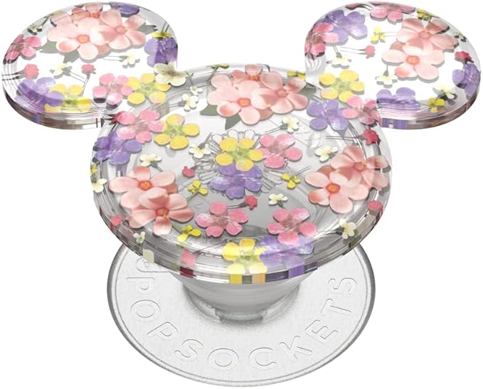 PopSockets Adhesive Phone Grip, Holder- Cascading Flower | Secure Comfortable Hold, Anti-Drop, Kickstand, Disney, Mickey Mouse, Minnie, Girly, Women