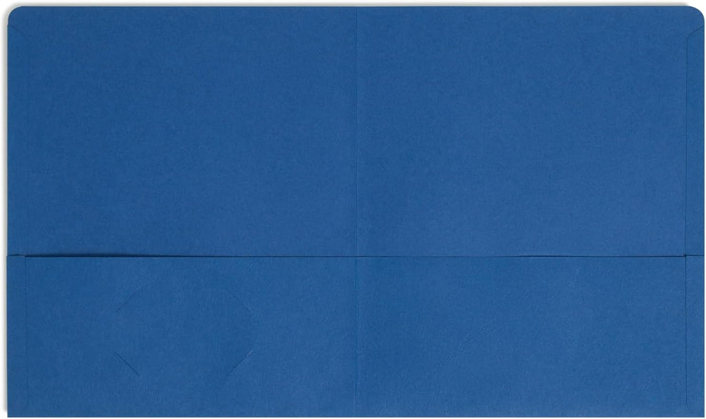 Smead Two-Pocket Heavyweight File Folder, Letter Size, Assorted Colors, 50 per Carton (87863)