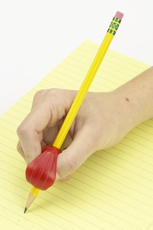 The Pencil Grip Crossover Grip Ergonomic Writing Aid for Righties and Lefties, 12 Assorted Classic Colors (TPG-17812)