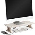 Anji Mountain Monitor Stand - Desktop Organizer & Laptop Riser, Ergonomic Monitor Riser, Space-Saving Monitor Stand for Desk, Durable Construction, Easy Assembly, Ideal for Home & Office