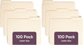 Smead File Folder, 1/3-Cut Tab, Letter Size, Manila, Assorted Positions, 100 Per Box (10330) (Pack of 2)