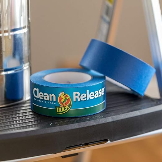 Duck Painter's Tape, Blue, 1.88-Inch x 60-Yard | Clean Release | Pack of 2 | Model 240195