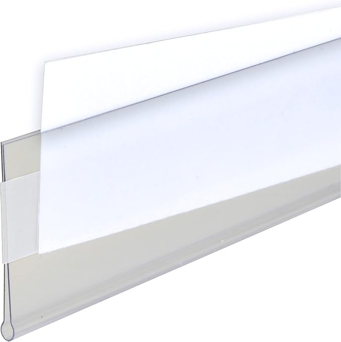 C-Line Self-Adhesive Label Holders, Top Load, 1 X 6, Clear, 50/Pack (Pack of 6)
