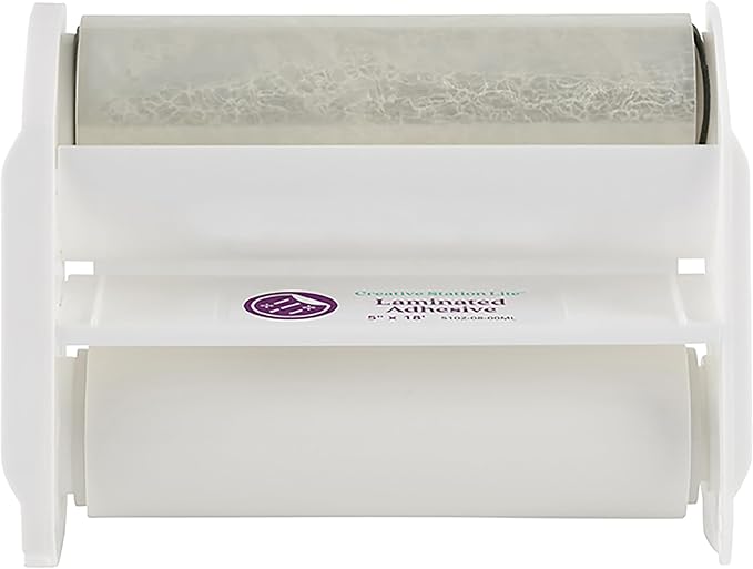 Xyron Laminate / Adhesive Refill for Creative Station Lite, 5" x 18', Refill-Cartridge for Label Maker, Laminator Machine, Scrapbooking & Craft, Home Office & Home School Supplies (5102-08-00ML)