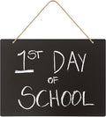 NEWNEWSHOW 8.7x12 Inch Erasable Message Board Sign with Hanging String, Store Signs Chalkboard, Menu Chalkboard, Message Board, Bar and Special Event Decorations, Double-Sided Painting