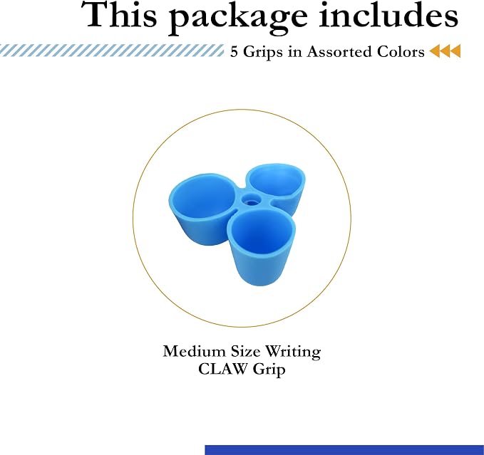 The Pencil Grip Writing C.L.A.W- Medium Set of 5 (Ass't Colors) (TPG-212)
