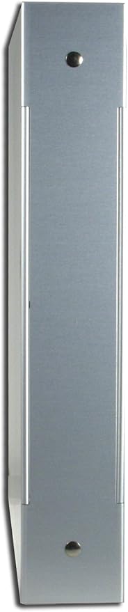 Saunders Aluminum Ring Binder, 1.5 Inch, Wrap-Around, Letter, Silver | Holds 150-200 Sheets, 60% Recycled-Content Aluminum, Oversized 8.5x12 Hardcover, Pocket-Free, Heavy-Duty Hinges, Made in USA