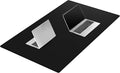 Cacoy 48" x 31.5" Leather Desk Pad, Large Gaming Mouse Pad for Desk, Office Desk Pad Blotter, XXXL Table Protector Mat, Waterproof Desktop Keyboard Mat Extended Mouse Mat (Black)