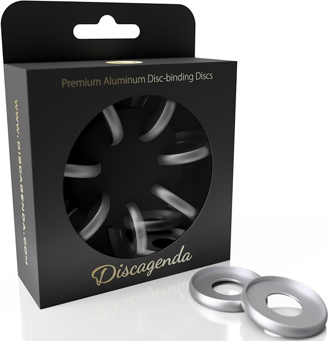 Discagenda Discbound Discs (Silver, 7 Piece 1.3in)