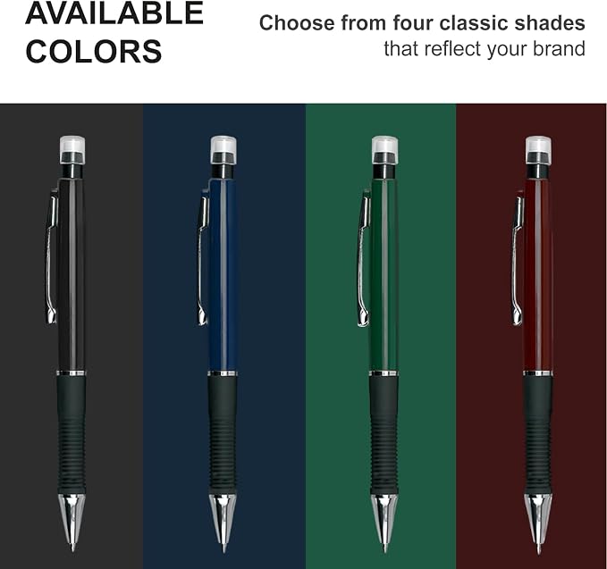 Custom Mechanical Pencil. Promotional Personalized Imprinted Mechanical Pencil. Custom Printed Name/Business/Event Information (Burgundy, 500 Count, Pack of 1)
