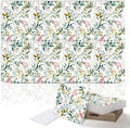 PINWELIFE® Acoustic Art Tiles – 8-Pack 12"x16" Sound Absorbing Panels, Seamless Wallpaper-Style Decorative Acoustic Wall Art, Echo Reduction for Home Studio/Office, Nano Tape Included