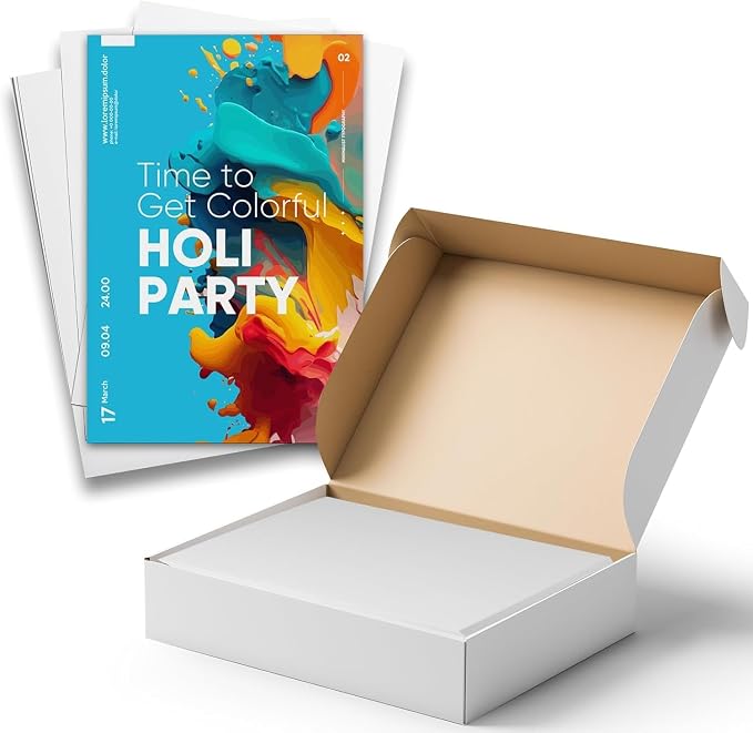 Hamilco Cardstock Paper with Vellum Parchment Finish – 8.5" x 11", 65 lb Cover, Natural Color, Blank Heavyweight Card Stock for Printer, 50 Sheets