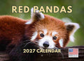 Red Panda Calendar 2027 Monthly Wall Calender 12 Month