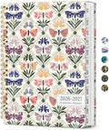 Planner 2026-2027, Jul 2026-Jun 2027 Academic Monthly & Weekly Planner | 6.3" x 8.5" Hardcover Pretty Calendar Planner for Women, Spiral Organizer for School Office Home, Butterfly Patchwork
