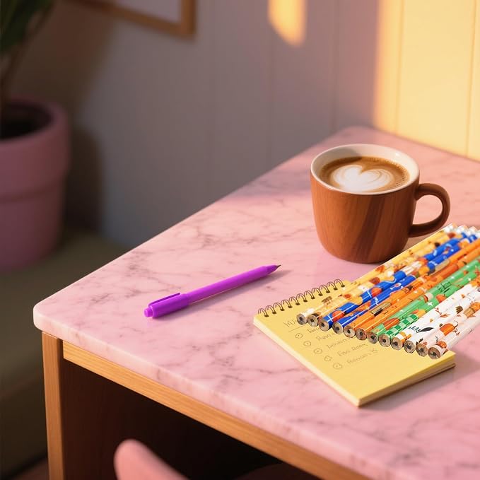 144pcs Thanksgiving Pencils with Eraser Wood Pencils Bulk (Thanksgiving, 144)