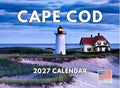 Cape Cod Calendar 2027 Nantucket Marthas Vineyard Wall 12 Month Monthly MA Scenic Souvenirs Themed Gifts | American Made In The USA