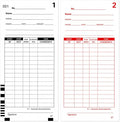 100 Time Cards Compatible with Lathem 7000E and 7500E Time Clocks