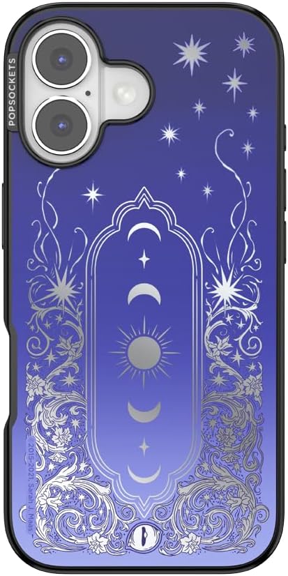 PopSockets iPhone 17 Phone Case with MagSafe, Wireless Charging Compatible, Bookish - Mirror Curse Breaker