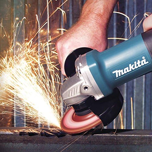 Makita 9557PB 4-1/2" Paddle Switch Angle Grinder, with AC/DC Switch (Pack of 4)