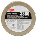 3M Aluminum Foil Tape 3380, Silver, 72 mm x 45 m, 3.25 mil, 1 Roll
