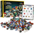 National Geographic Polished Stones and Crystals 5 Lb. Bulk Collection | 5 Lbs. of 1/2-Inch Tumbled Stones, Real Rocks and Crystals, Bulk Craft Supplies, Rock Collection, Geology Activity
