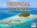 Tropical Island Calendar 2026 Monthly Wall Calender 12 Month | American Made In The USA