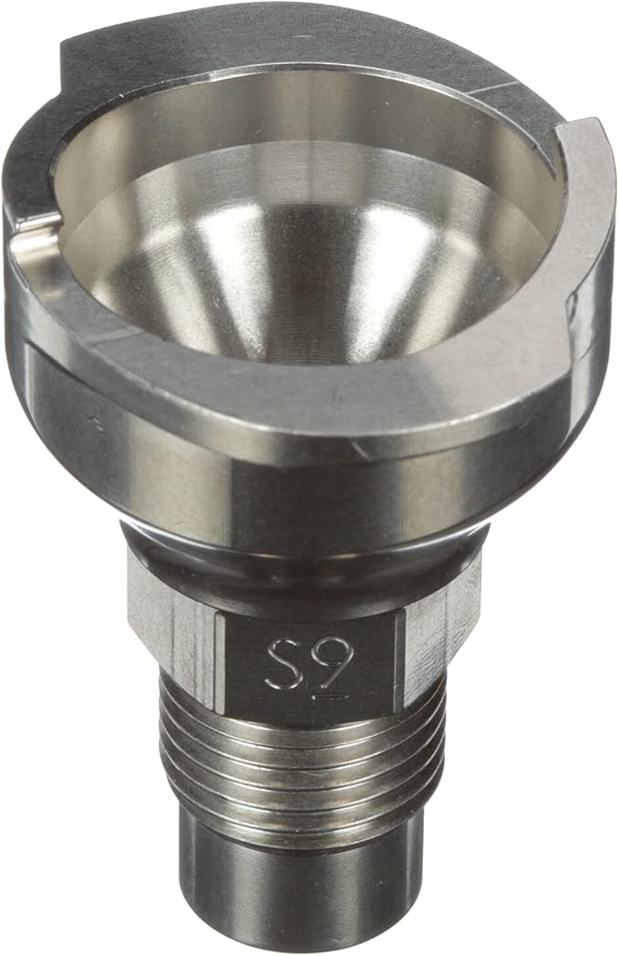 3M PPS 2.0 Adapter, 26016, Type S9, 16 mm Male, 1.5 mm Thread | 1 Pack; Connects Numerous Paint Gun Brands to PPS 2.0 Paint Spray System; Silver